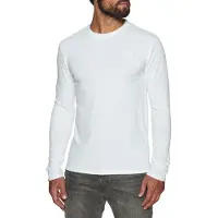 Superdry Superdrytil mænd. M6010550A T-shirt i økologisk bomuld med broderet vintage-logo hvid (XXL), Casual, Lange ærmer
