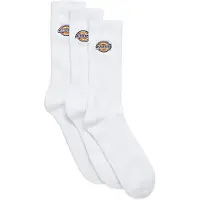 Dickies - Sokker - Valley Grove Socks White til Unisex - Størrelse 43-46 - Hvid