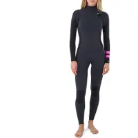 Hurley Plus 5/3 Mm Wfs0012504 Dame Våddragt I Neopren Med Lynlås I Brystet Og Lange ærmer