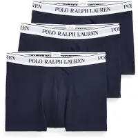 Ralph Lauren Boksershorts 'Classic' natblå / grå / hvid
