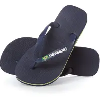 Havaianas Klipklapper - Brasil - Navy Blå - - 37/38 - Klipklapper