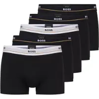 BOSS Boksershorts 'Essential' sort / hvid