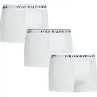 Ralph Lauren Polo Ralph Laurentil mænd. 714835885001 Sæt med 3 hvide boxershorts i stretchbomuld (XXL), Afslappet