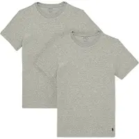 Ralph Lauren Polo Ralph Laurentil mænd. 714835960003 Pakke med 2 klassiske grå veste (S), Afslappet, Bomuld, Korte ærmer
