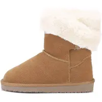 Gooce Snowboots 'Florine' creme / brun