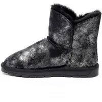 Gooce Snowboots 'Petula' grå / sort / sølv