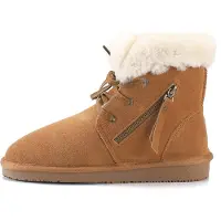 Gooce Snowboots 'Agarita' brun / naturhvid
