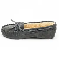 Gooce Mokassin 'Cordova' creme / mørkegrå