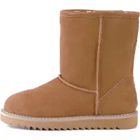Gooce Boots 'Sawel' beige / brun / mørkebrun