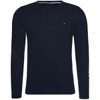 Tommy Hilfiger Logo T-shirt Med Lange ærmer