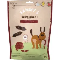 Sammy's Hundesnacks Pølser med Vandbøffel - Økonomipakke: 12 x 240 g