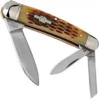 Rough Ryder Whittler Amber Bone