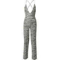 ABOUT YOU x Alina Eremia Jumpsuit 'Mina' sort / hvid