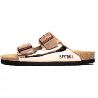 Bayton Pantoletter 'Atlas' rosa guld