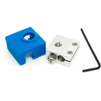 Micro-Swiss Upgrade With Silicone Sock Cr10/ender 2/ender 3/mk7/mk8/mk9 Varmeblokssæt