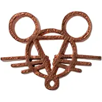 GiantMouse Copper Mouse Head Bead