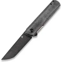 Kansept Knives Foosa Linerlock Black Micarta