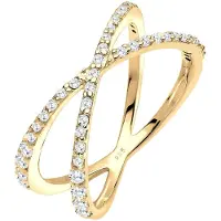 Elli Ring guld / transparent