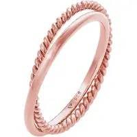 Elli Ring rosa guld