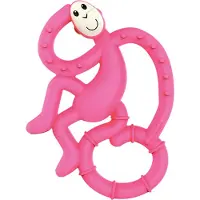 Matchstick Monkey Mini Teether Pink