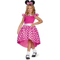 Disney Minnie Pink Classic kostume størrelse S 5-6 år