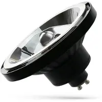 Spectrum LED GU10 LED-pære Spot AR111 12W/840 1200 lumen sort