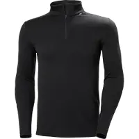 Helly Hansen Lifa Merino Midweight 1/2 Zip, herre, sort