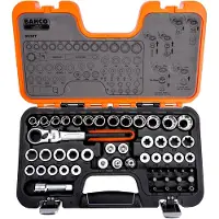 Bahco S530t 10-24 Mm Skraldesæt Med Bits Og Fatninger 53 Stykker
