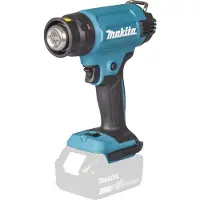 Makita DHG181ZJ - Varmepistol - ledningfri - 120 - 200 l/min - intet batteri, ingen oplader - 18 V