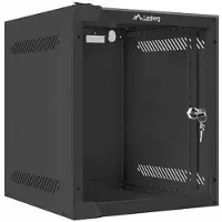 Lanberg WALL-MOUNTED RACK CABINET 10" 6U (280X310, BLACK)