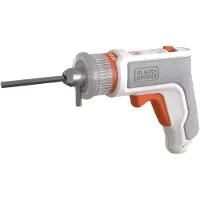 Black & Decker BCRTA01, Skruemaskine, Pistolhåndtag, 1/4, Grå, Orange, Hvid, 180 rpm, 5,5 Nm