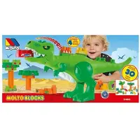 MOLTO Dinosourium Blokke 30 Stykker
