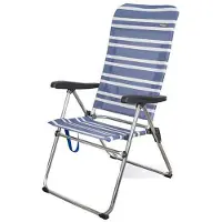Aktive Sammenklappelig Stol Med Høj Ryg 5 Positioner 61x69x108 Cm