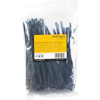 StarTech.com 100 PK OF RESEALABLE ZIP TIES 8 BLACK