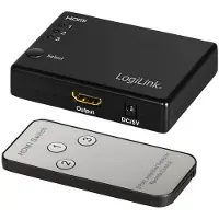 Logilink HD0042, HDMI, ABS, Sort, 60 Hz, 1080p, 36 Bit