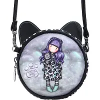 Santoro London Mini Round Gorjuss Smitten Kitten Skuldertaske