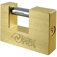 Ferrestock Fskcan190 Rektangulær Hængelås 90 Mm