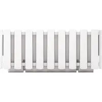 Prosperplast Gėlių vazonas Boardee Fencycase DDEF400-S449, baltas
