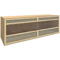 vidaXL terrarium 144x46x48 cm konstrueret træ