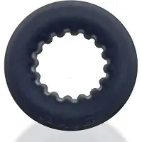 Vuxen OXBALLS - AXIS RIB GRIPHOLD COCKRING BLACK ICE