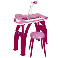 Reig Musicales Pink Elektronisk Orgel Med 25 Tangenter Og Lys