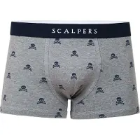 Scalpers Boksershorts navy / grå-meleret
