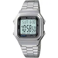 Casio A178WA-1ADF Classic LCD/Stål Ø32 mm