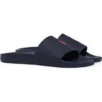 Ralph Lauren Polo Ralph Laurentil mænd. 809852071002 Flip-flops Polo Slide navy (46), Fast, Ingen, Casual, Badetøj, Blå