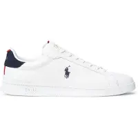 Ralph Lauren Polo Ralph Laurentil mænd. 809860883003 Heritage Court II læder sko hvid (41), Fast, Blonder, Casual