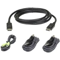 Aten 2L-7D03UDPX4 - Kabelsæt til tastatur / video / mus (KVM) - TAA-kompatibel - for CS1182DP4C, CS1184DP4C