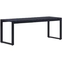 vidaXL Havebænk Ps-Plade - 120.5 x 40 x 45 cm