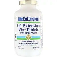 Life Extension Mix Tabletter med Ekstra Niacin, 240 Tabletter