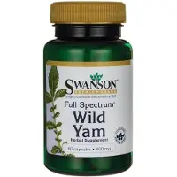 Swanson Health , Full Spectrum, Vild Yam, 400 mg, 60 kapsler