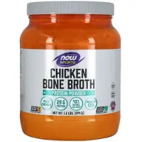 Now , Sports, Kylling Benk Broth Protein Powder, 1.2 lbs (544 g)